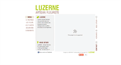 Desktop Screenshot of fleuriste-luzerne.com