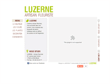Tablet Screenshot of fleuriste-luzerne.com